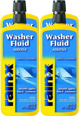 Rain-X Windshield Washer Fluid Additive - Windshield Wiper Fluid and Car Window Cleaner, The Ultimate Clarity for Your Car! - 16.9 fl. oz, 500. ml, 4 Pack