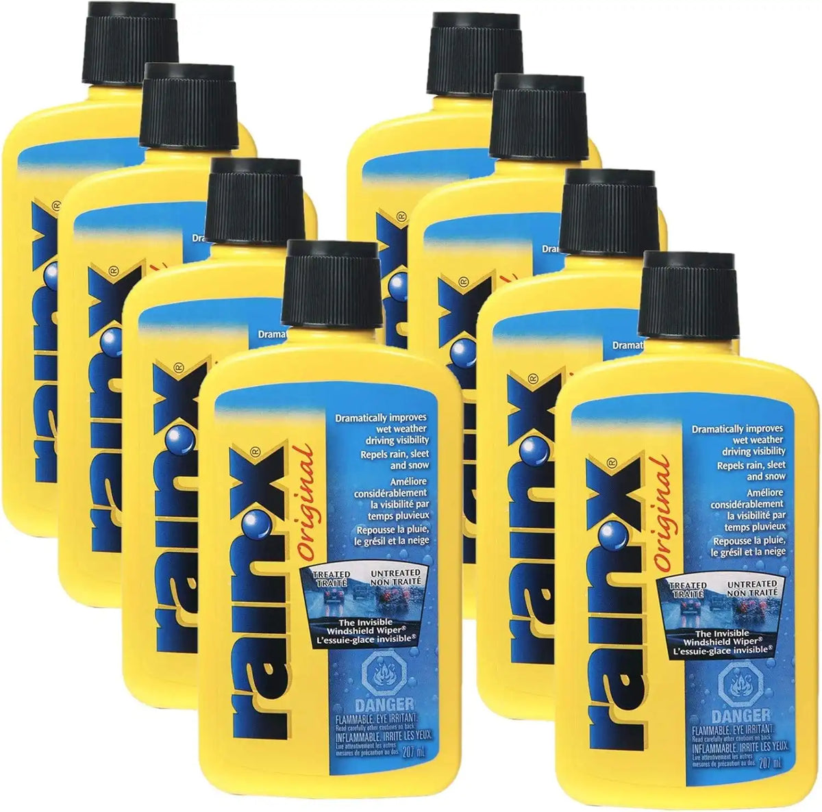 Rain-X 800002243 Glass Treatment- 7 fl oz. 8 Pack