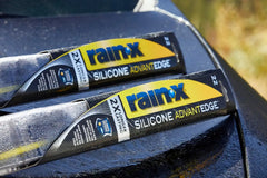 Rain-X Silicone AdvantEdge Wiper Blade 17" Windshield Wiper Blades Replacement, All-Weather Performance Lasts 2X Longer, Premium Beam, Installock Adapter for Easy Fit (Pack of 1)