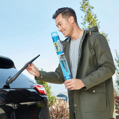 Rain-X 850026 RearView 14-A Rear Wiper Blade, 14 Inch Composite Rear Wiper Blade, Fits Rock Lock 2 (Pack Of 2), Automotive Replacement Wiper Blades That Meet Or Exceed OEM Quality And Design Standards